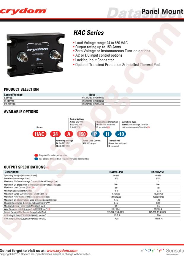 HAC24D150H-10