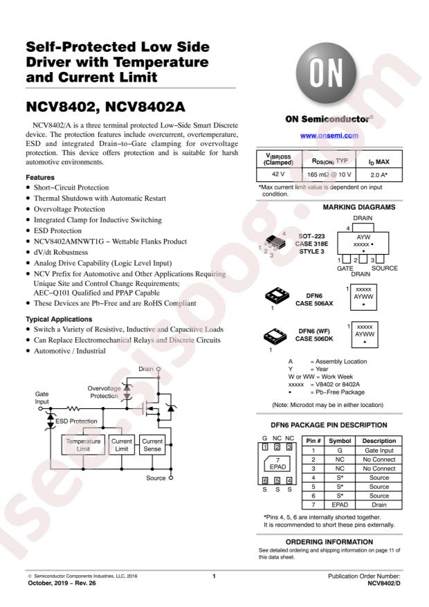 NCV8402AMNWT1G