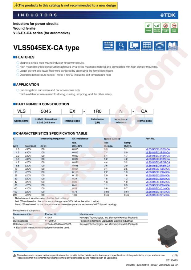 VLS5045EX-100M-CA