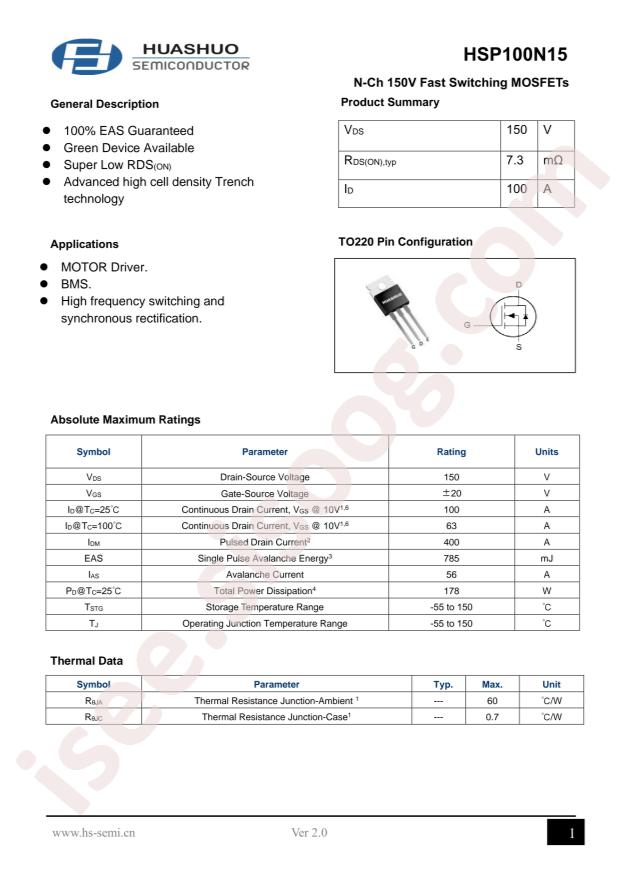 HSP100N15