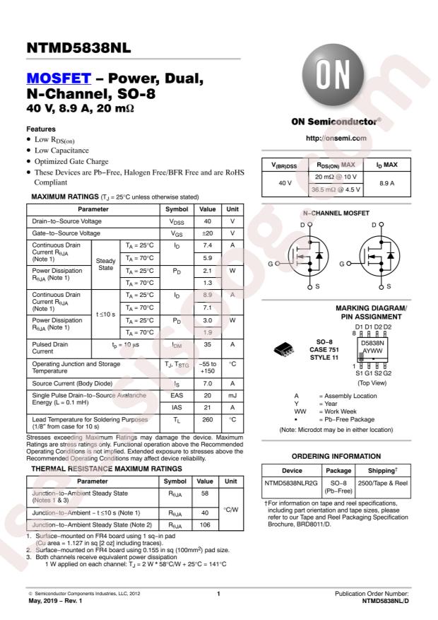 NTMD5838NLR2G