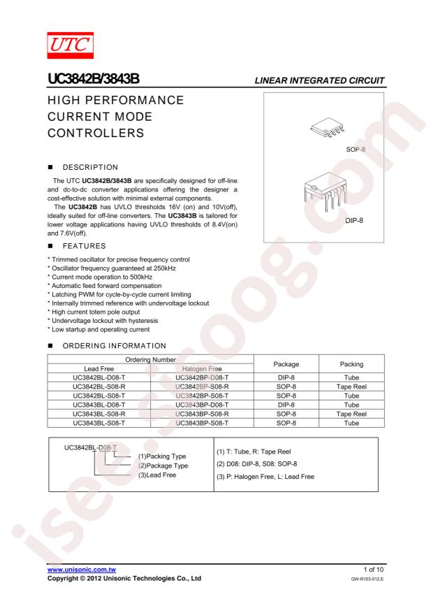 UC3843BP-SO8-R