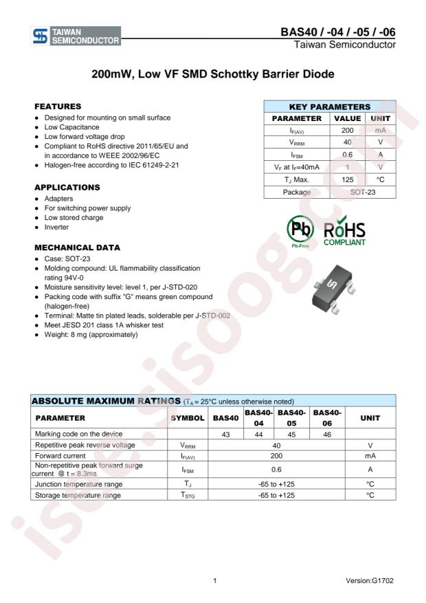 BAS40-04 RFG