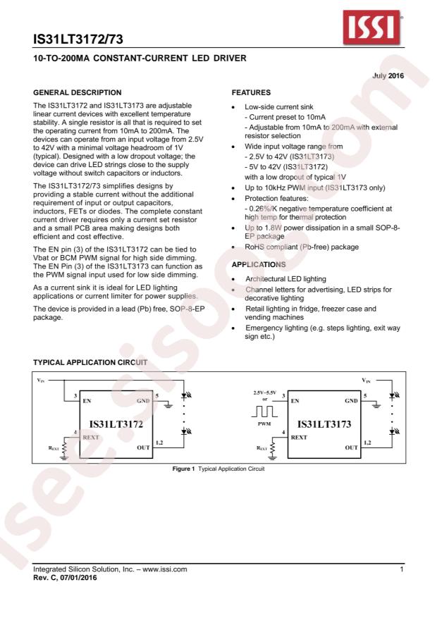 IS31LT3172-GRLS4-TR