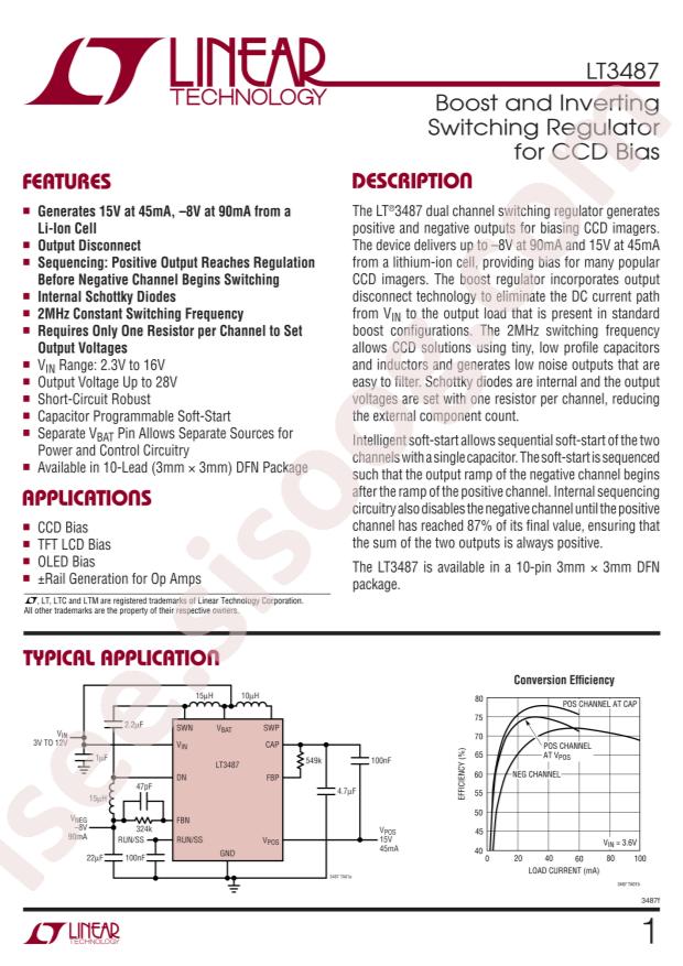 LT3487EDD#TRPBF