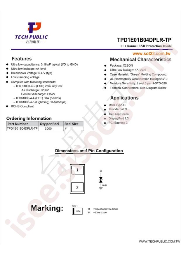 TPD1E01B04DPLR-TP