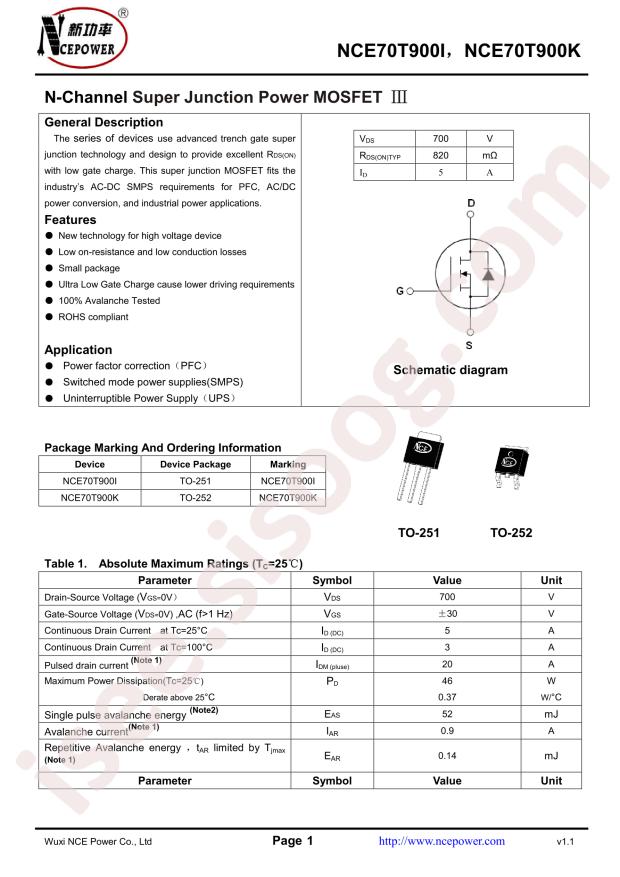 NCE70T900I
