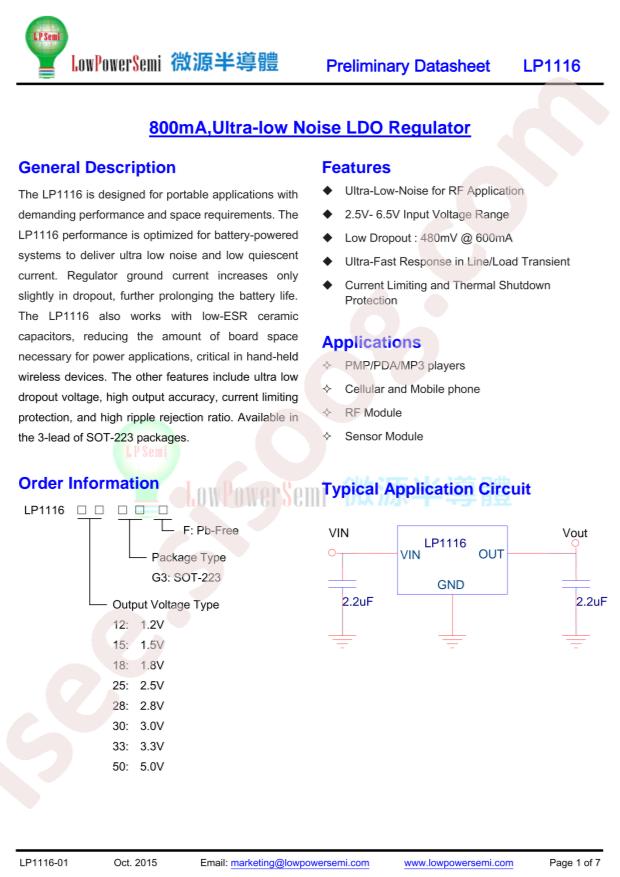 LP1116-18G3F