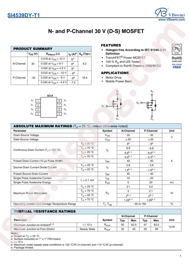 SI4539DY-T1-VB