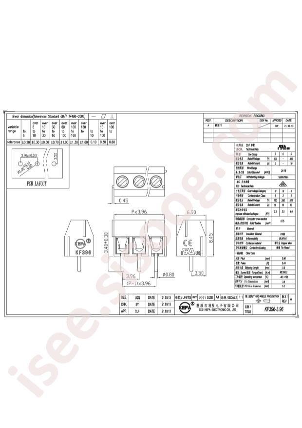 KF396-3.96-2P