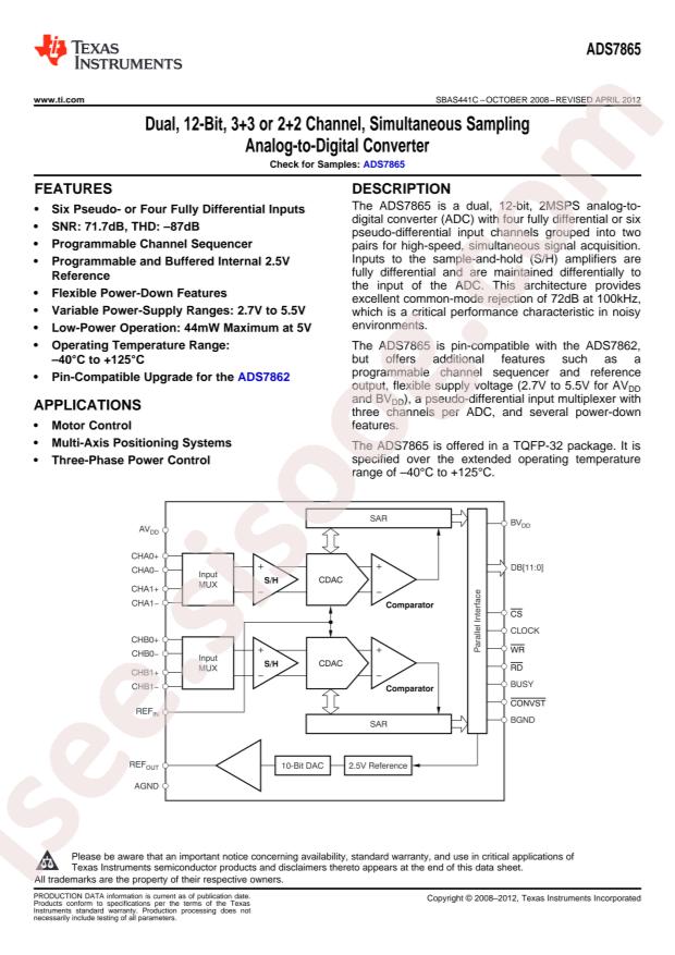 ADS7865IPBSR
