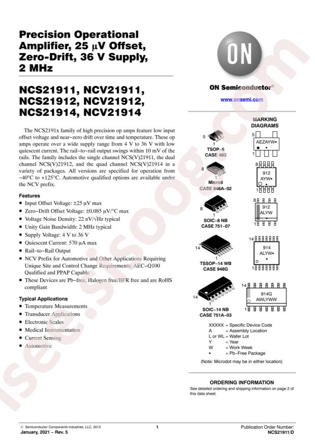 NCV21912DR2G