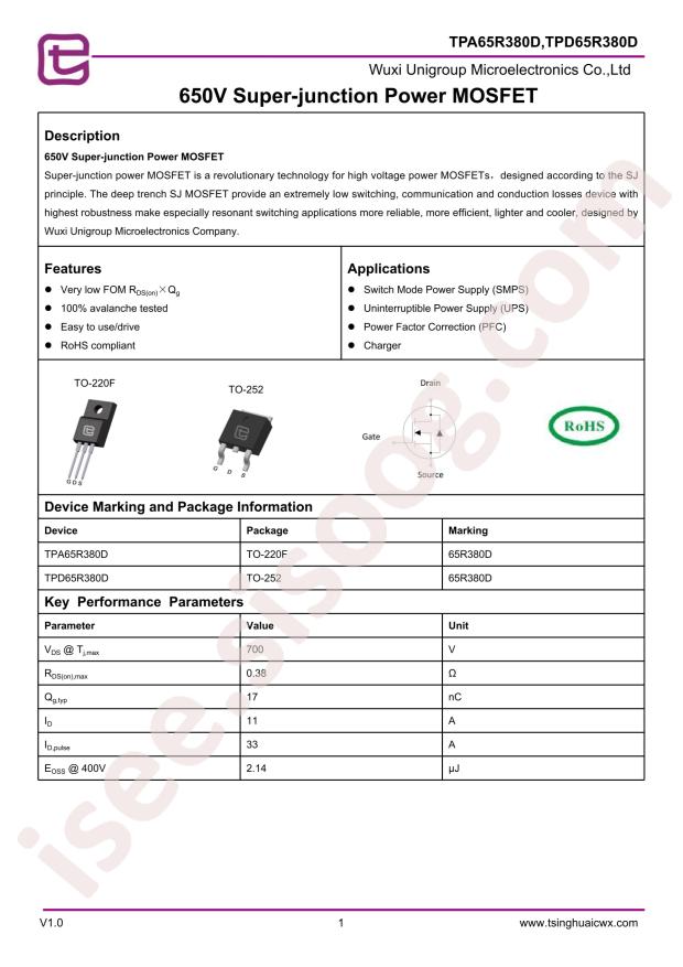 TPA65R380D