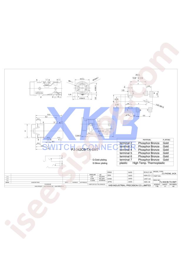 PJ-342CB-TX-SMT