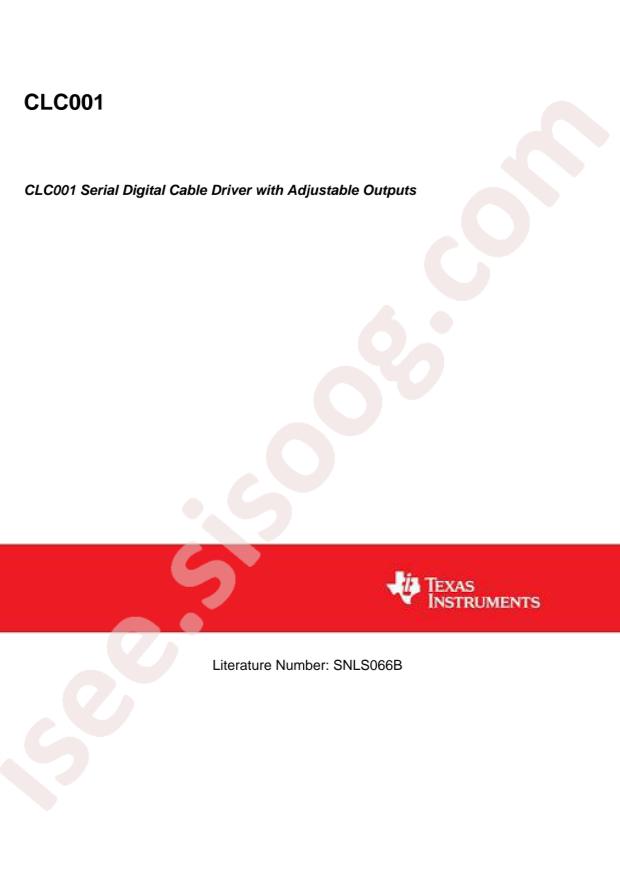 CLC001AJE/NOPB