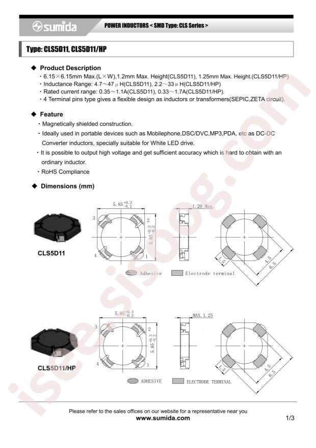 CLS5D11HPNP-100NC