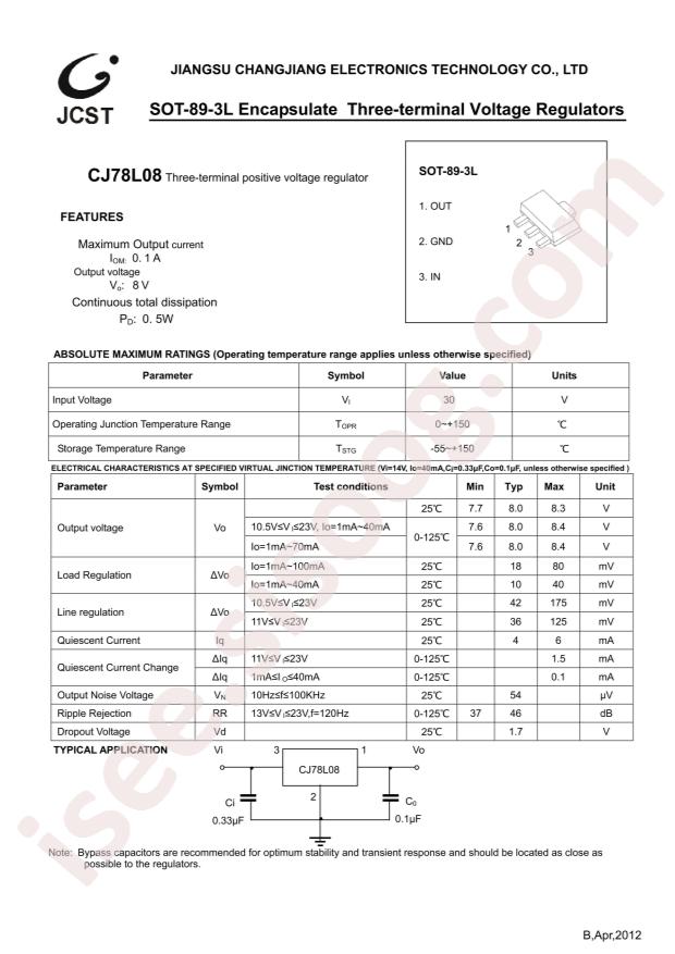 CJ78L08