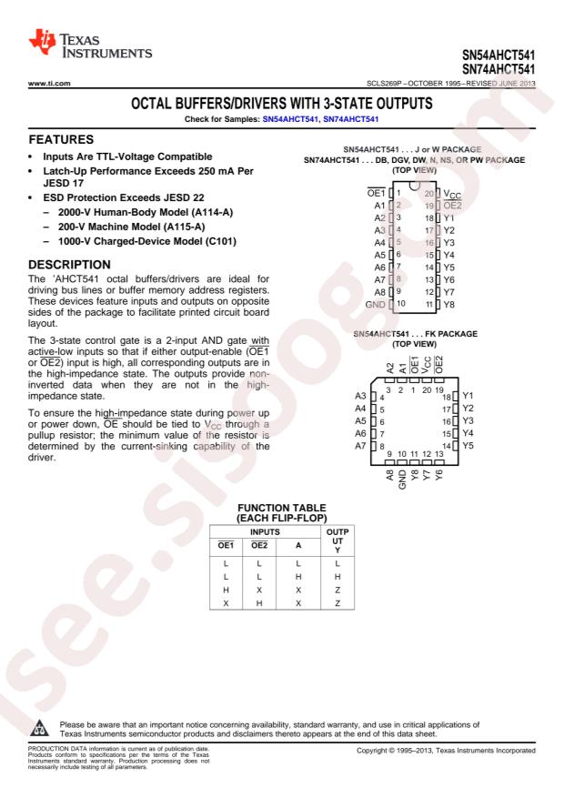 SN74AHCT541PWR