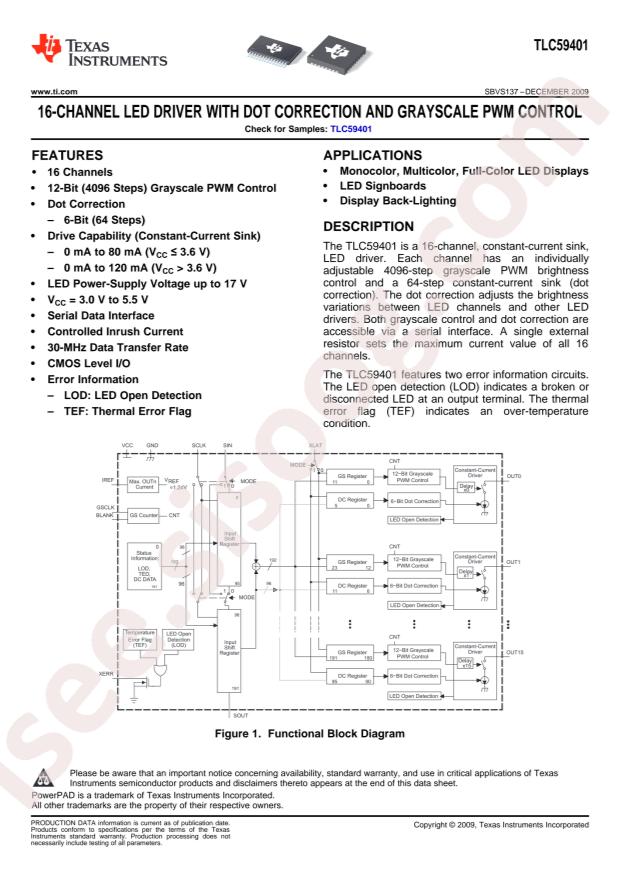 TLC59401RHBR