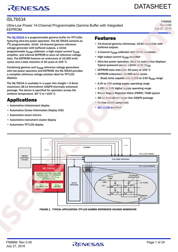 ISL76534ARXZ-T7A