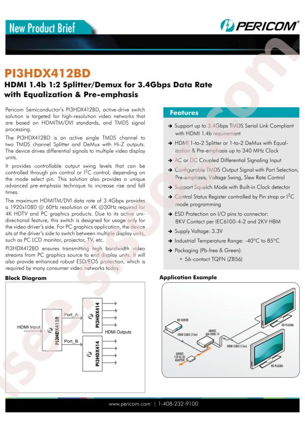 PI3HDX412BDZBE