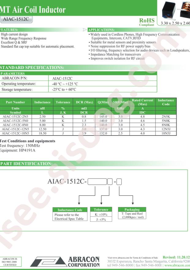 AIAC-1512C-5N0K-T