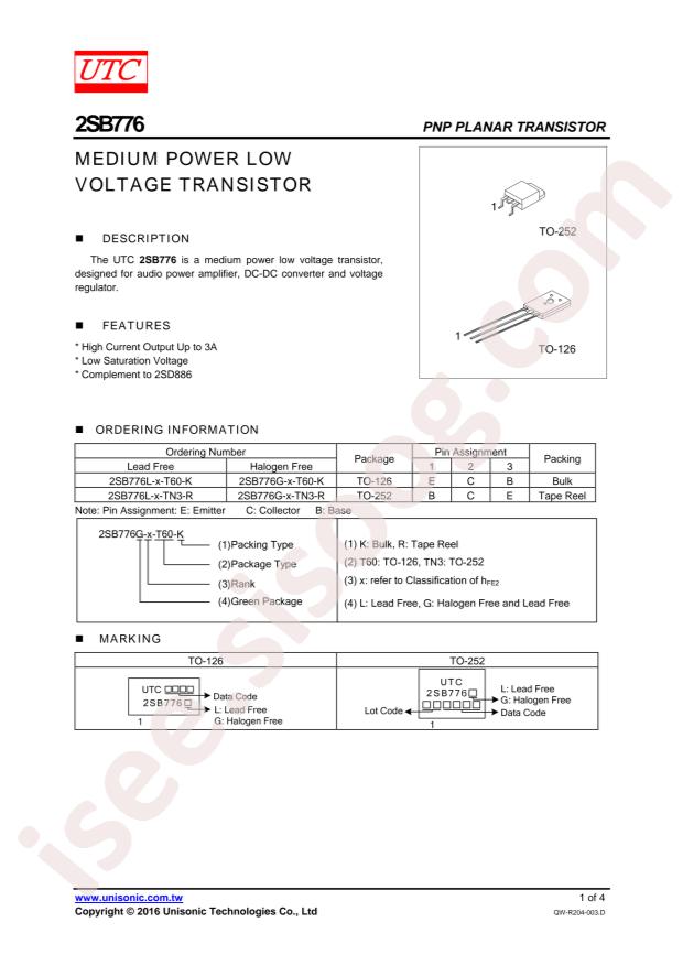 2SB776L-P-T60-K