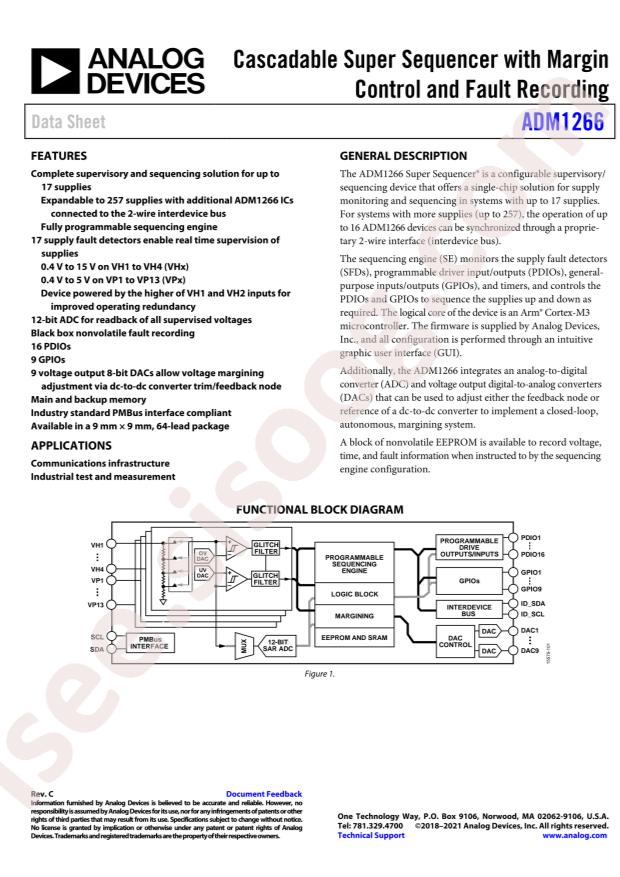 ADM1266ACPZ