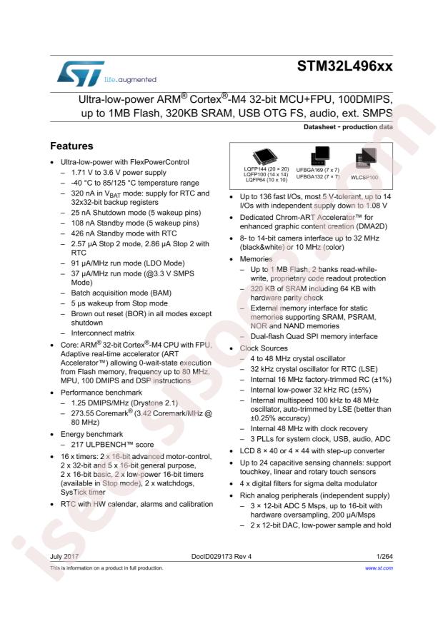 STM32L496RGT6