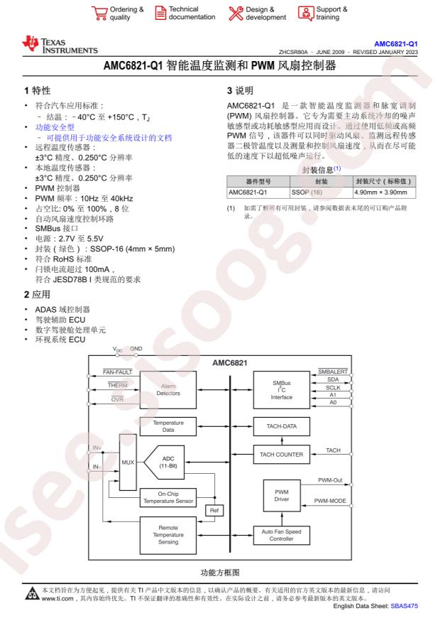 AMC6821SQDBQRQ1
