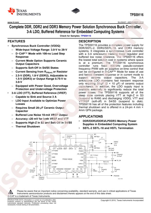 TPS59116RGET