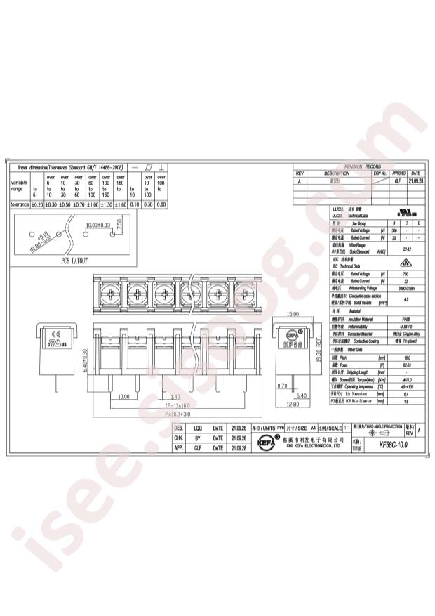 KF58C-10.0-10P