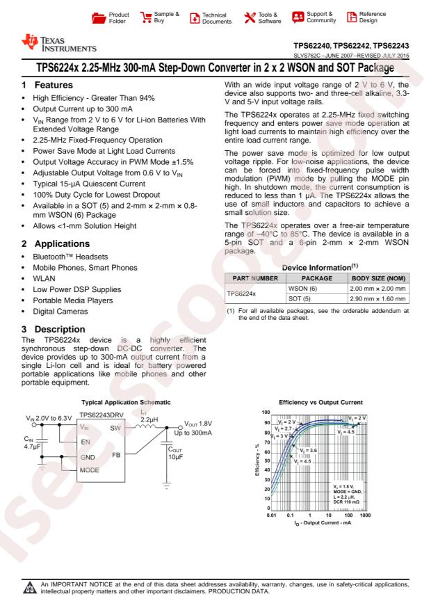 TPS62240DRVR