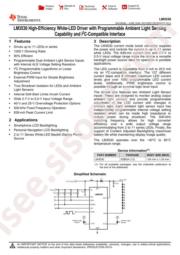 LM3530UMX-25A/NOPB