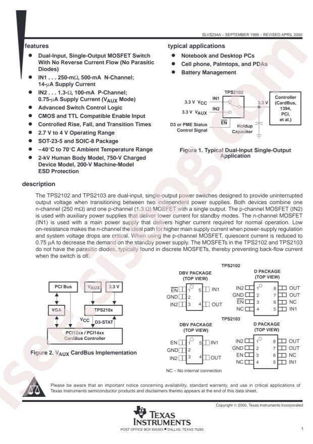 TPS2103DBVT