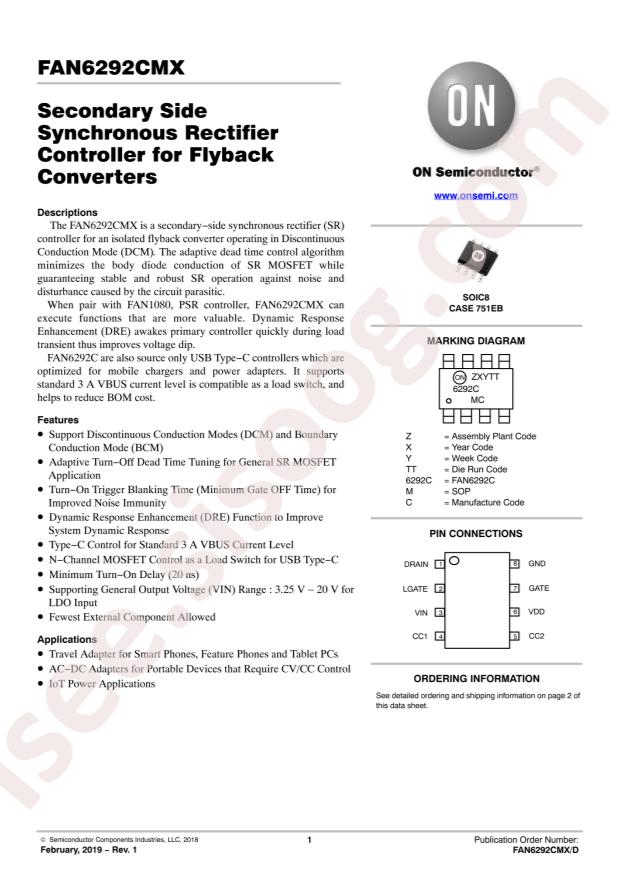 FAN6292CMX