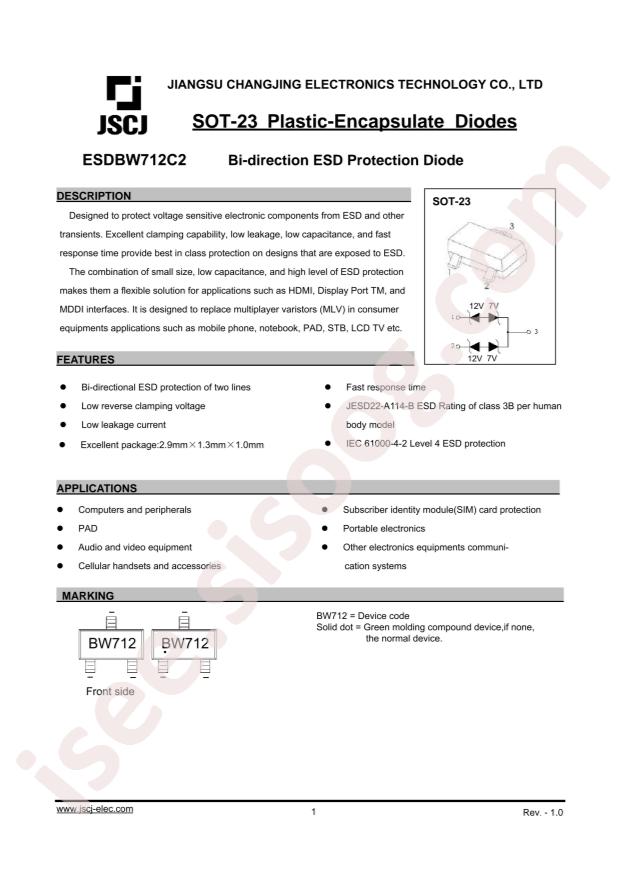 ESDBW712C2