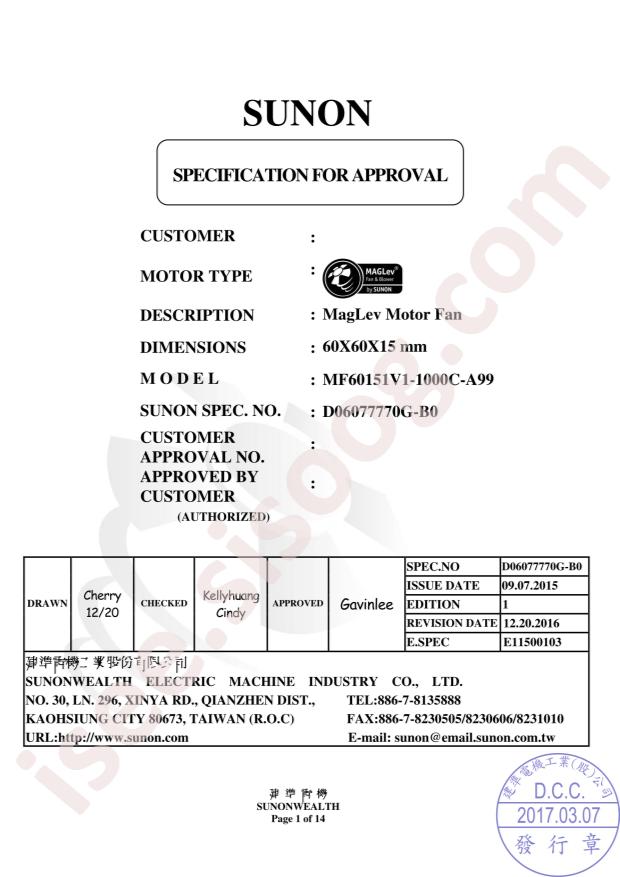 MF60151V1-1000C-A99