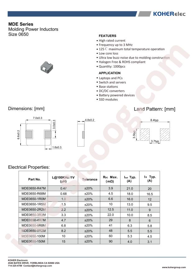 MDE0650-150M