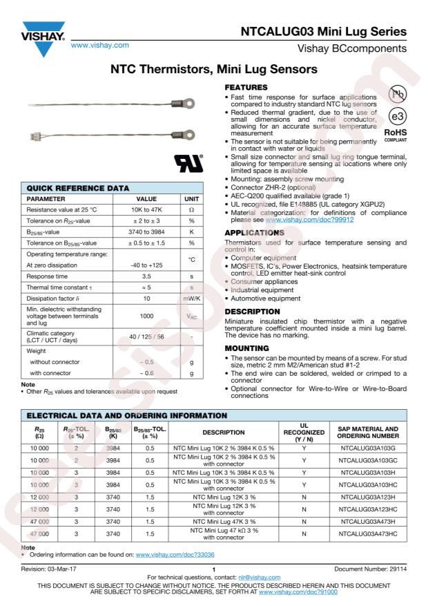NTCALUG03A103G