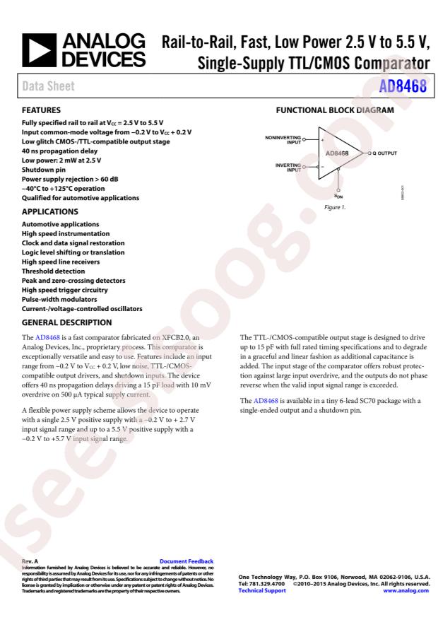 AD8468WBKSZ-R7