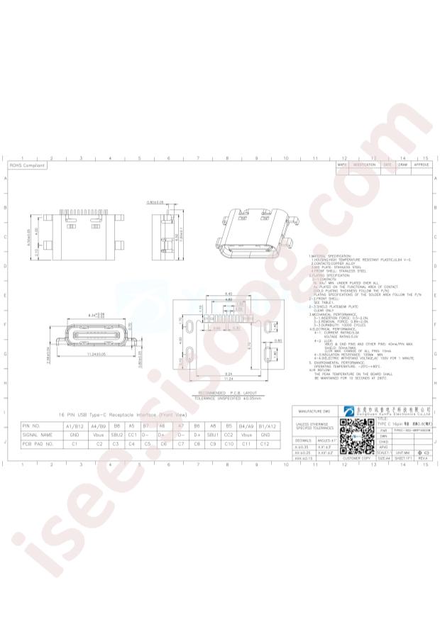 TYPEC-302-BRP16SC08