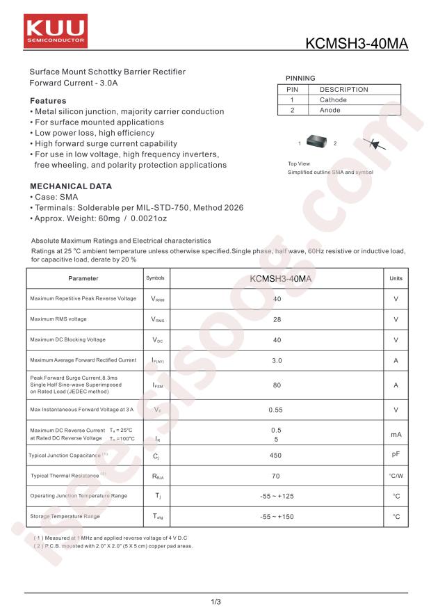 KCMSH3-40MA