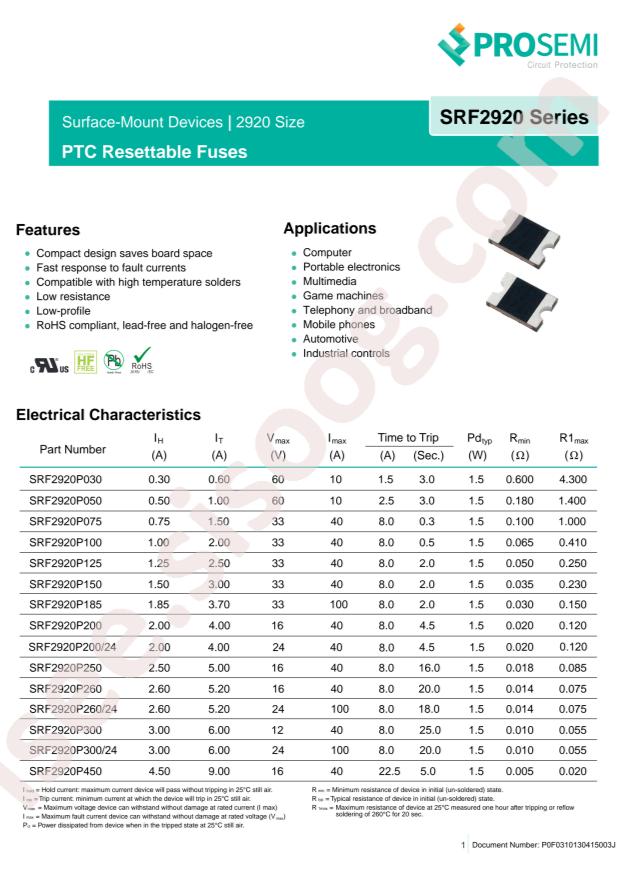 SRF2920P200