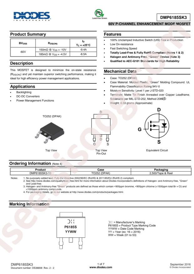 DMP6185SK3-13