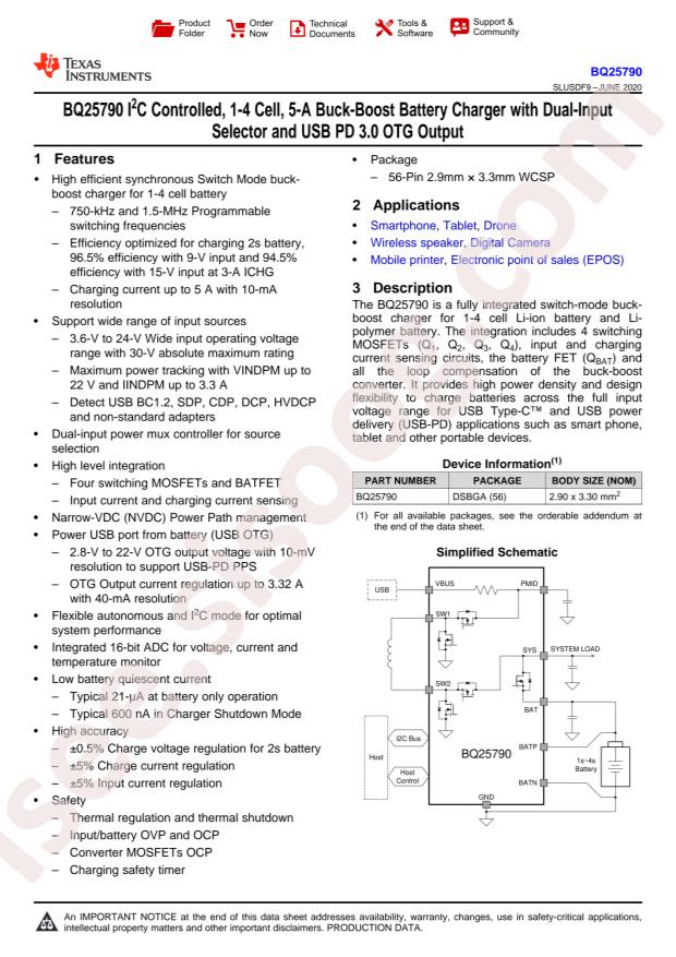 BQ25790YBGR