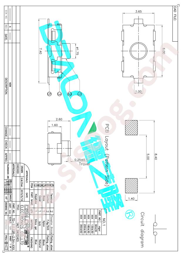 TD-1111SR-2.5H-250