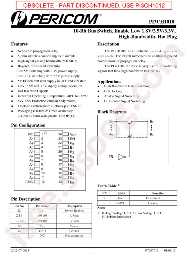 PI3CH1010LEX