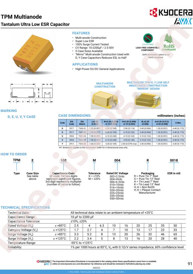 TPME226K050R0075
