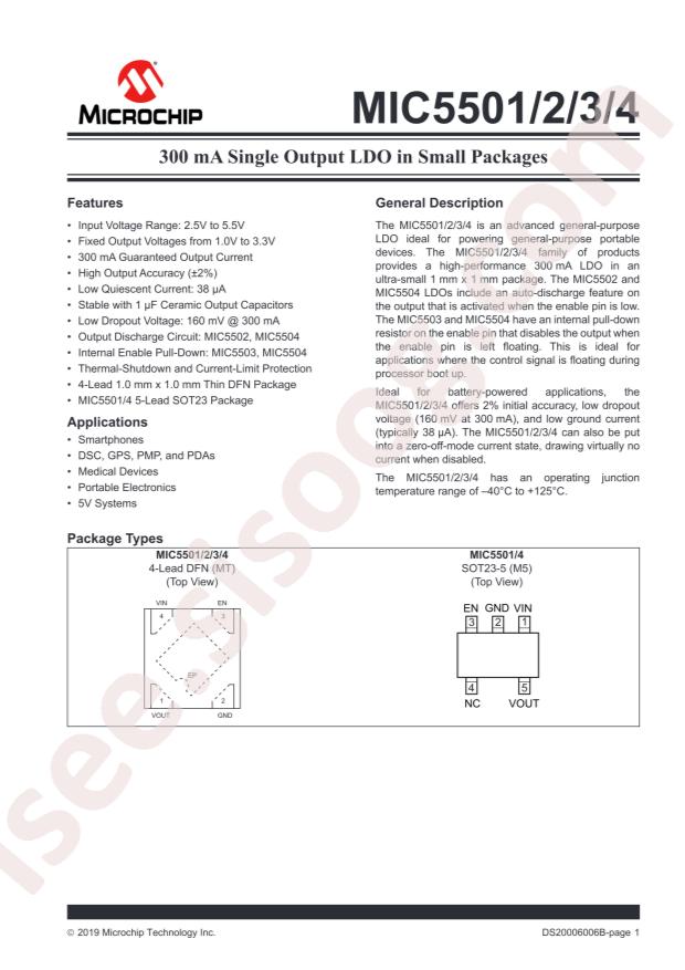 MIC5504-3.1YMT-TR